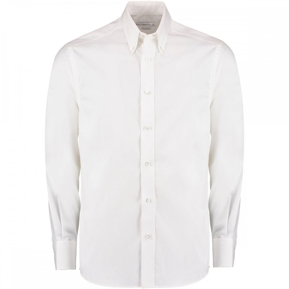 KK188 Men's Long Sleeve Tailored Fit Premium Oxford Shirt