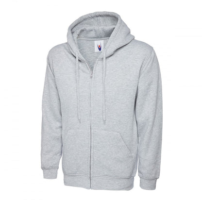 UC504 Adults Classic Full Zip Hooded Sweatshirt