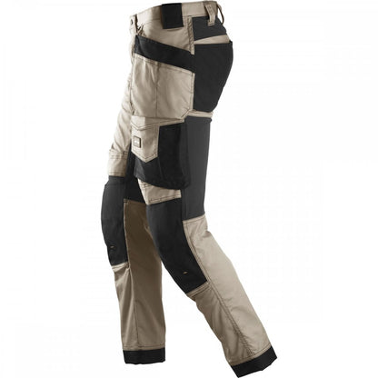6241 AllroundWork Slim Fit Trousers Holster Pockets Khaki/Black