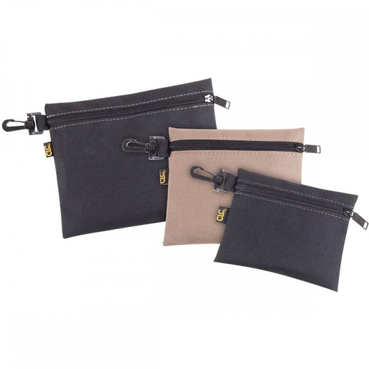 Zippered Bags, 3 pcs