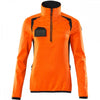 19353 Womens Accelerate Safe Fleece Jumper with half zip