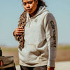 102791 Relaxed Fit Midweight Logo Sleeve Graphic Sweatshirt