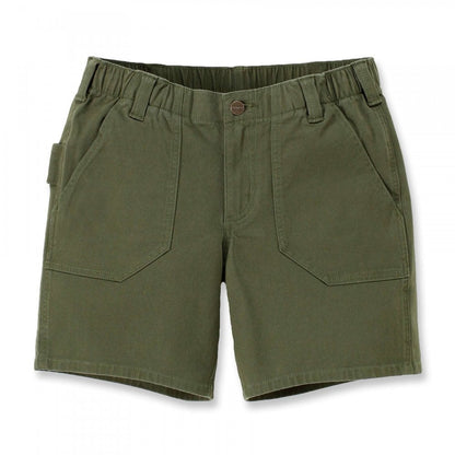 105730 Womens Relaxed Fit Canvas Work Short