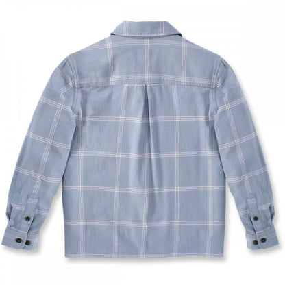 105989 Womens Midweight Flannel Long Sleeve Plaid Shirt