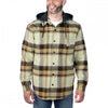 105938 Flannel Sherpa-Lined Hooded Shirt Jacket