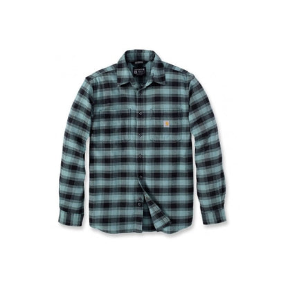 105945 Flannel Long Sleeve Plaid Shirt