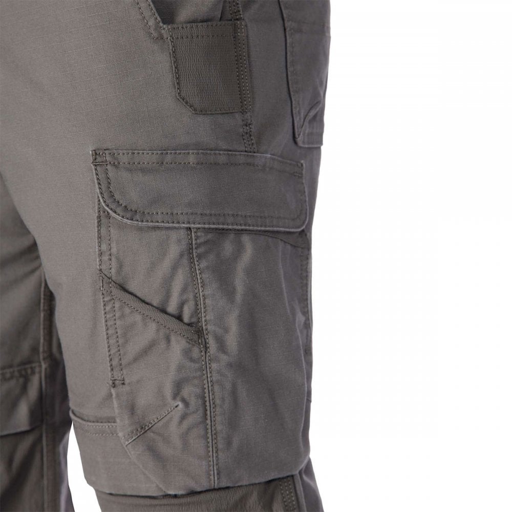 105072 Steel Rugged Flex Relaxed Fit Ripstop Double Front Cargo Work Pant