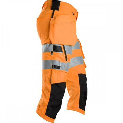 6138 High-Vis Class 1/2 Stretch Pirate Shorts Holster Pockets