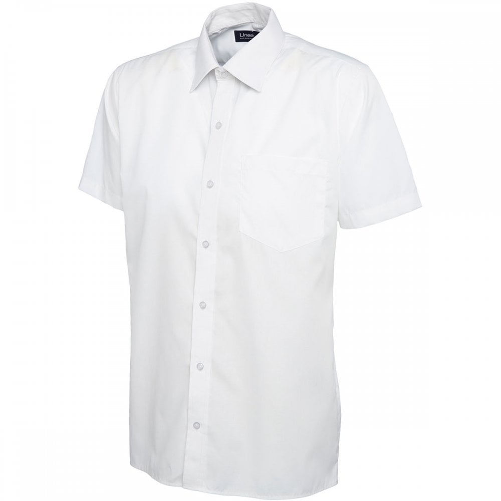 UC710 Mens Poplin Half Sleeve Shirt