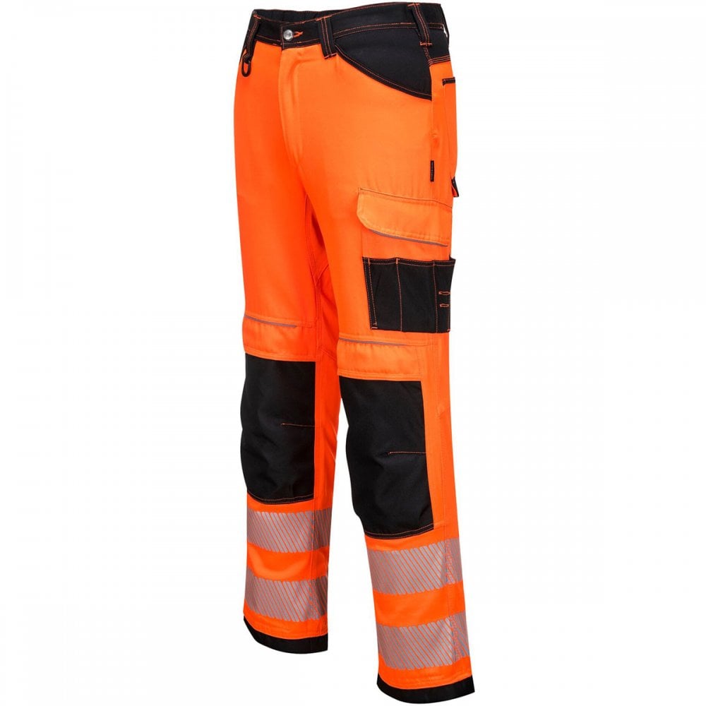 PW303 PW3 Hi-Vis Lightweight Stretch Work Trousers