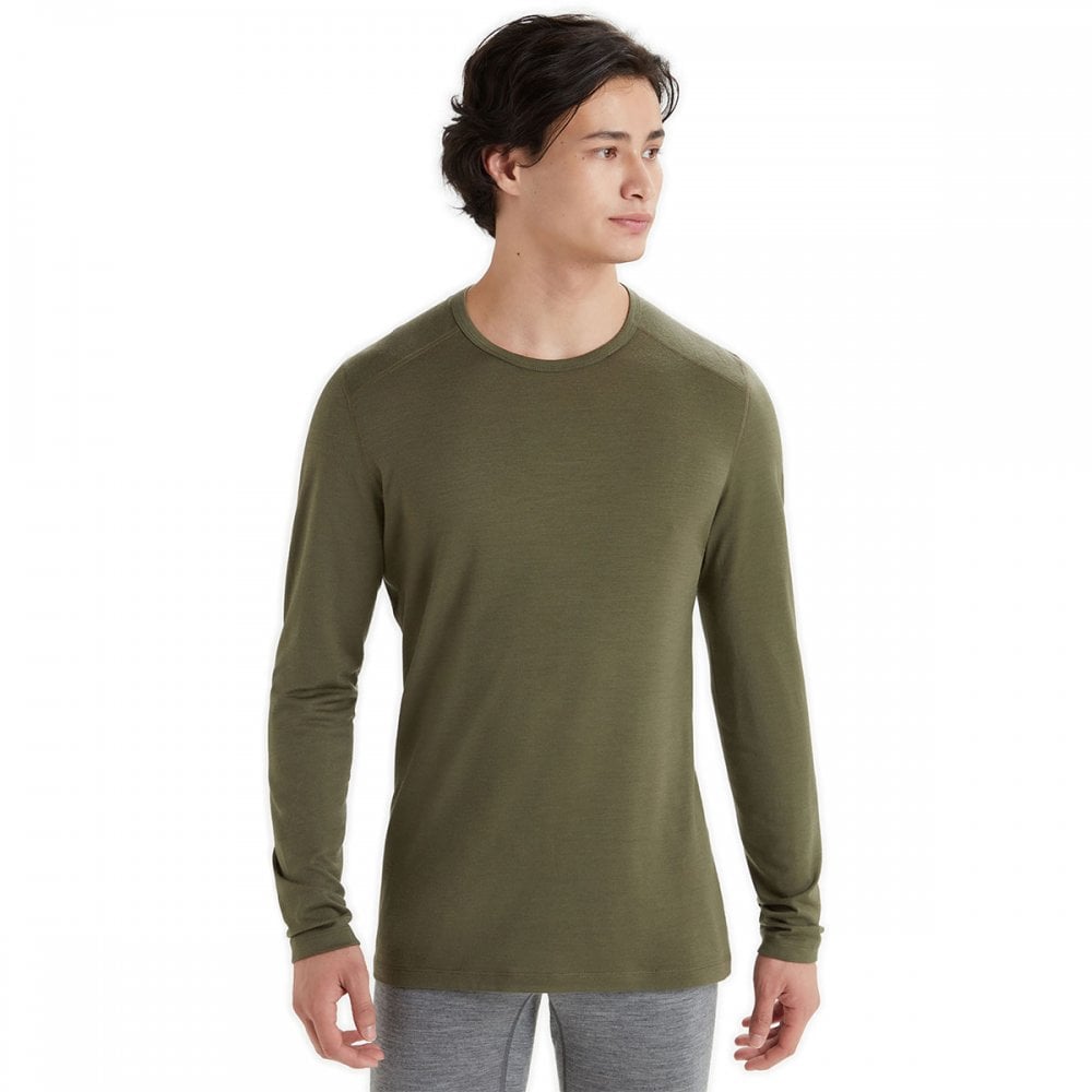 Mens Merino 200 Oasis Long Sleeve Crewe Thermal Top