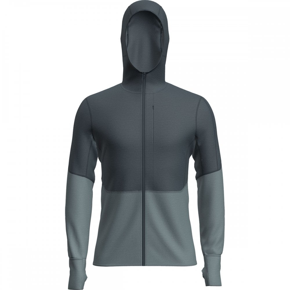 Mens Merino Blend 200 Realfleece™ Descender Long Sleeve Zip Hoodie