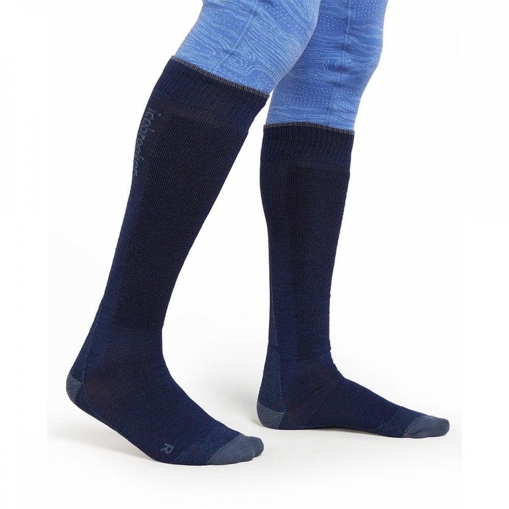 Mens Merino Ski+ Light Over The Calf Socks