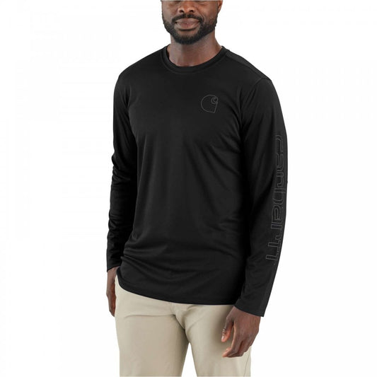 107202 Force Sun Defender Lightweight Long-Sleeve Logo Graphic T-Shirt