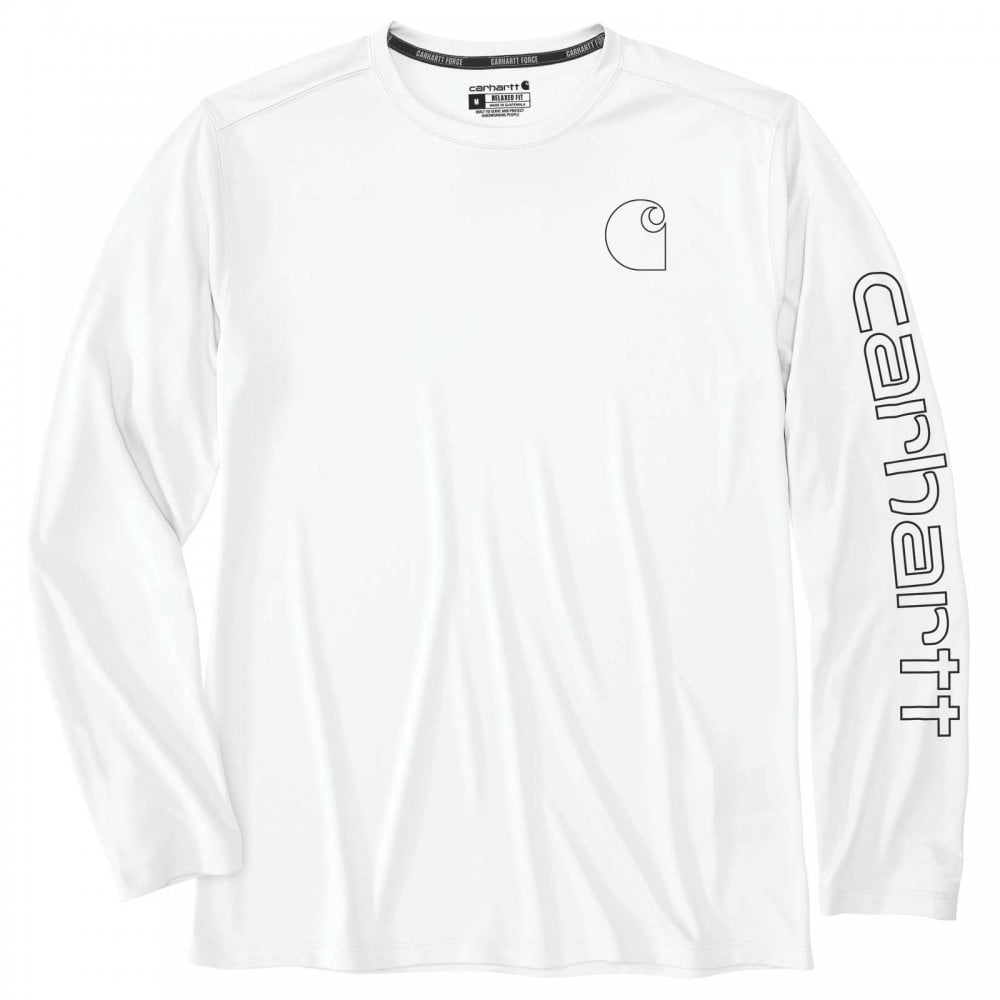 107202 Force Sun Defender Lightweight Long-Sleeve Logo Graphic T-Shirt