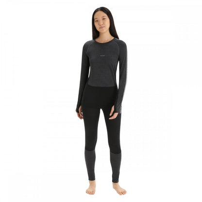 Womens 125 ZoneKnit™ Long Sleeve Crewe Thermal Top