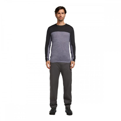 Mens Merino Blend 125 Cool-Lite™ Sphere Long Sleeve T-Shirt Colour Block