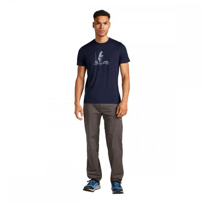 Mens Merino 150 Tech Lite Short Sleeve T-Shirt Polar Paddle