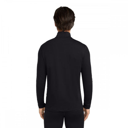 Mens Merino Blend Core Heavyweight Long Sleeve Half Zip Thermal Top