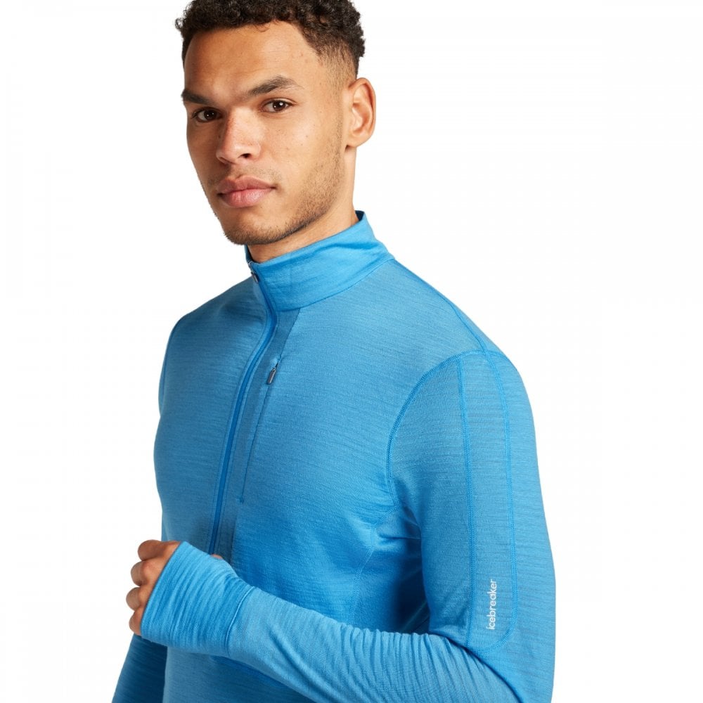 Mens Merino Blend 200 Realfleece™ Descender Long Sleeve Half Zip Jacket