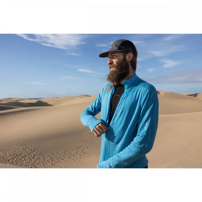 Mens Merino Blend 200 Realfleece™ Descender Long Sleeve Half Zip Jacket