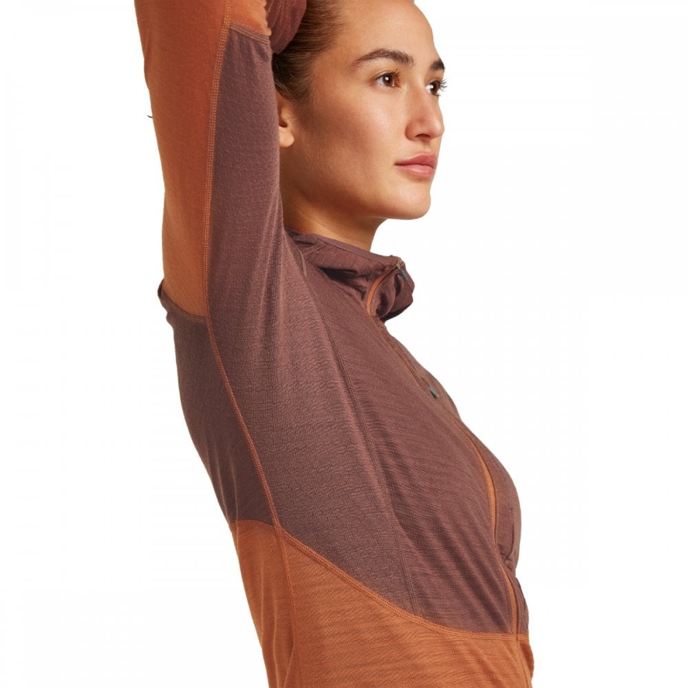 Womens Merino Blend 200 Realfleece™ Descender Long Sleeve Zip Hoodie