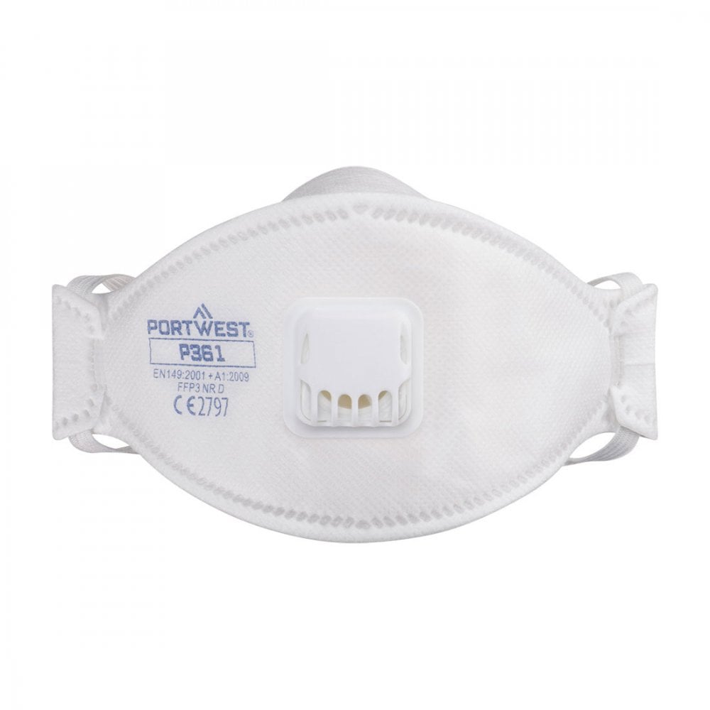 P361 Trifold Valved Dolomite FFP3 Respirator (Pk10)